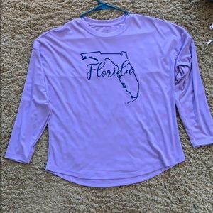 One sleeve Florida tee